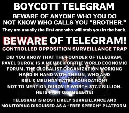 Boycott Telegram