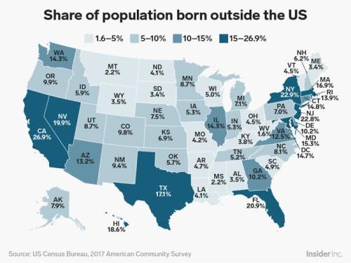 Born outside the US