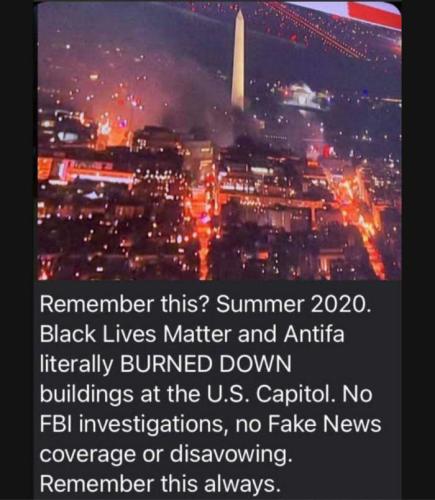 2020 summer BLM and Antifa burn capital