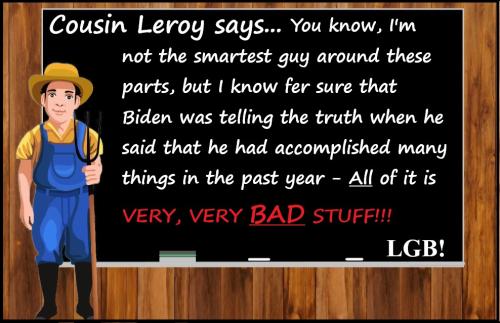 COUSIN LEROY SAYS - BIDEN