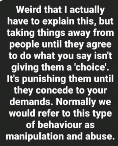 Manipulation & abuse