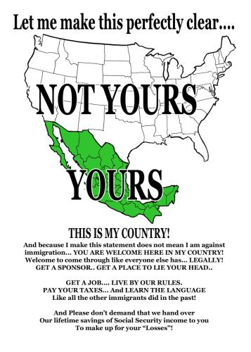 1Not your country