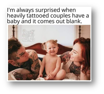 tattoed
