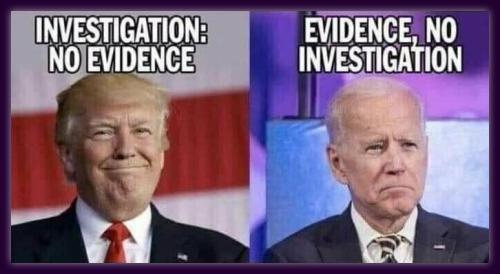 Investigation Trump vs Biden