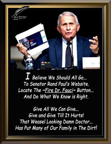 Fauci ~Fire Dr Fauci~