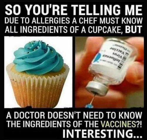 ChefKnowCupcakeIngredientDoctorDoNotKnowVaxIngredient