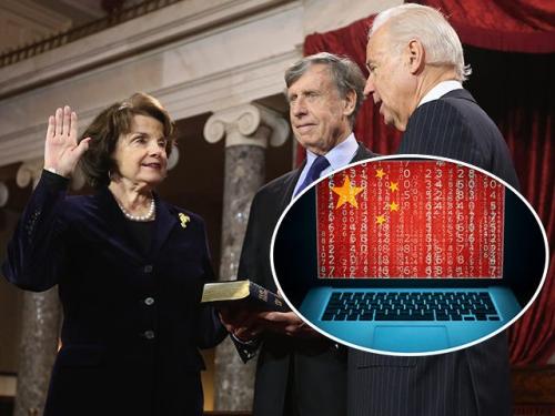 ‘Red-Handed’: Sen. Dianne Feinstein’s Husband Partly Owned a Chinese Company That Sold Spyware to U.S. Military.