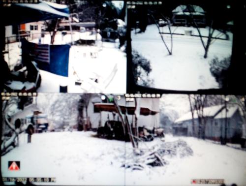 Snow Filled Security Cameras in January 2022