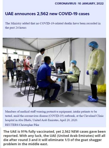 UAE COVID vaccine update