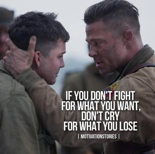 IfUDontFightDontCry4WhatULose