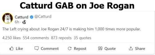 Catturd GAB on Joe Rogan