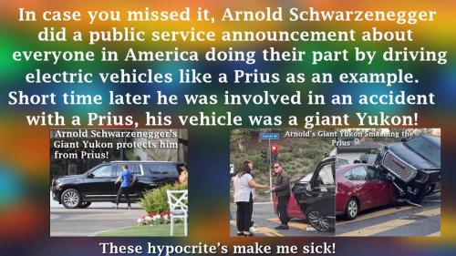 Arnold is Hypocrite