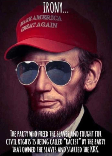 Irony - Rascists calling others rascist