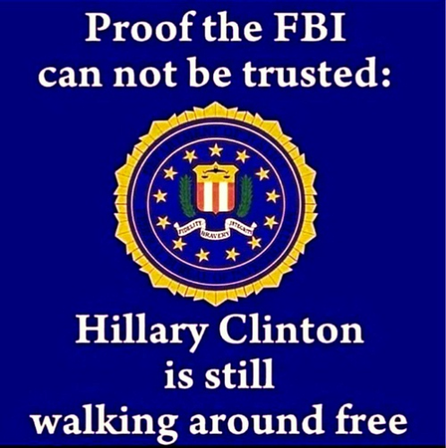 Hillary is still free