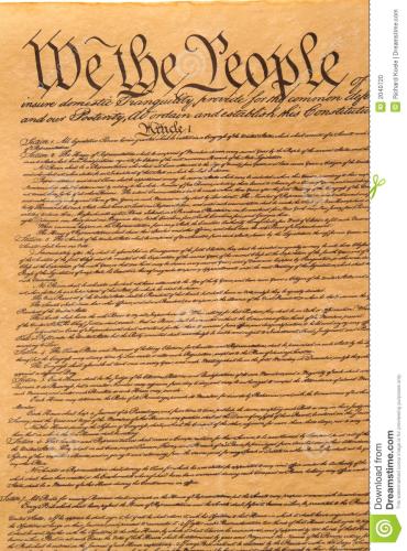 constitution permission slip