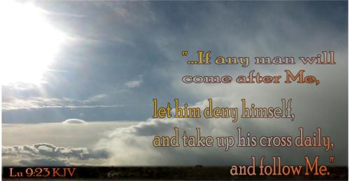 Take up his cross daily