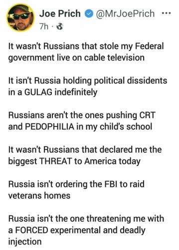 IT WASN'T RUSSIA