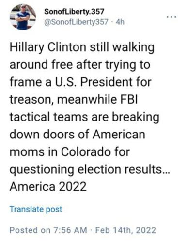 Hillary walking free