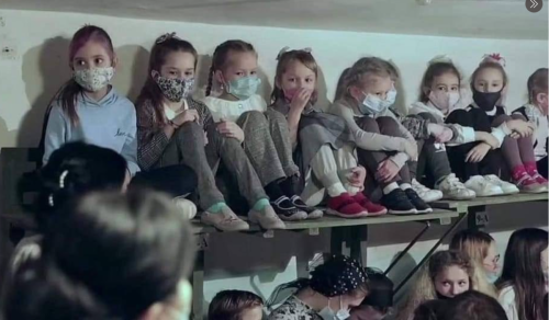 Image of fear caused by war monger Putin