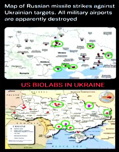 Russian Missle Strikes Match US Biolabs in Ukraine