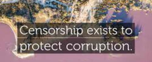 Censorship Protects Corruption
