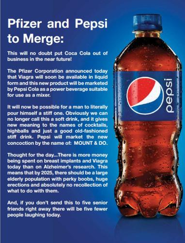 Pepsi Pfizer