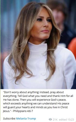melania worry not