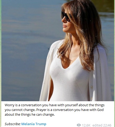melania worry