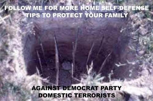 follow me for self defense against dems