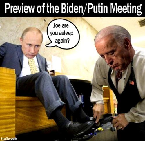 Biden ~Sleepy Shoe Shine~