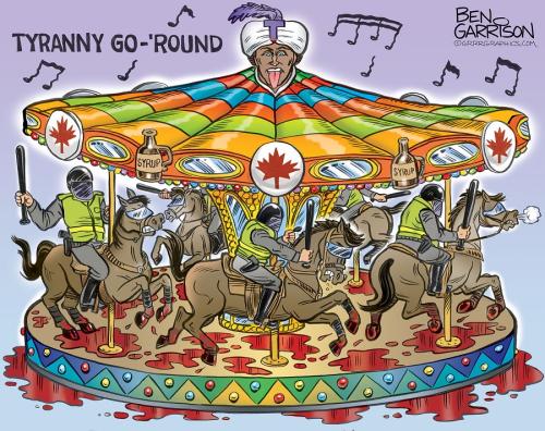 Ben Garrison Trudeau Tyrany Go-Round Stormtroopers