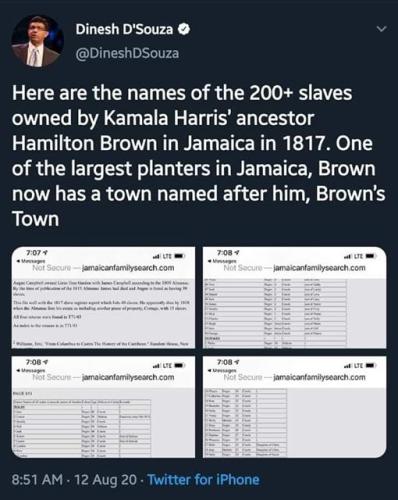 kamal harris slaves