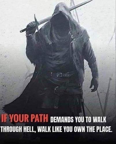 walk like you own it