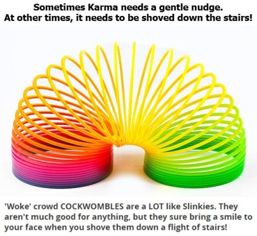 Woke crowd cockwombles