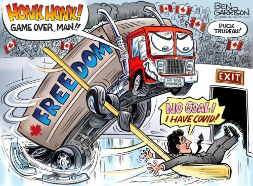 Ben Garrison Truckers Say Game Over Trudeau