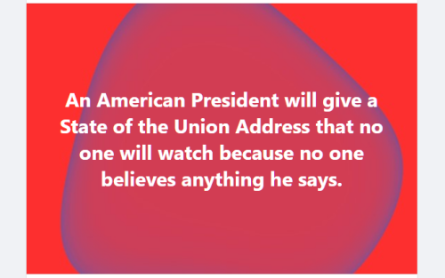 state of union no one will watch
