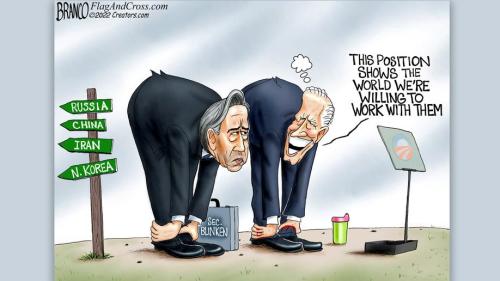 BIDEN AND BLINKEN BENT OVER POLITICS STRATEGY
