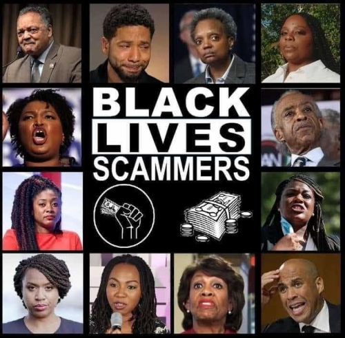 BLM-scammers