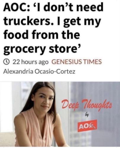AOC Deep Thoughts