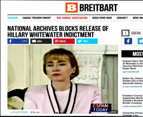 Hillary Whitewater Indictment