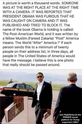 Obama with treasonous book