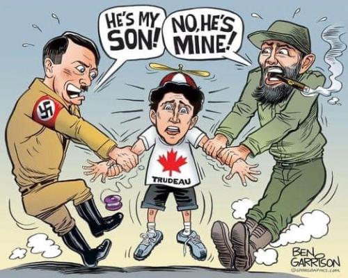 TrudeauSonOfHitlerOrCastro