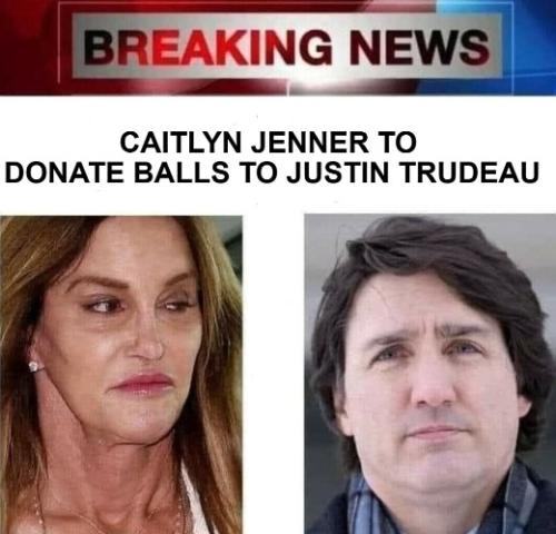 SMALL Caitlyn Jenner to donate balls to Justin Trudeau
