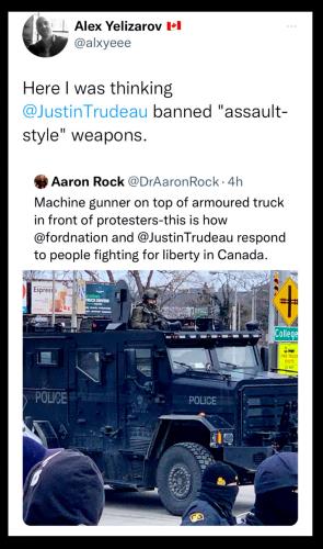 Trudeau's Armored Truck Machine Gunner