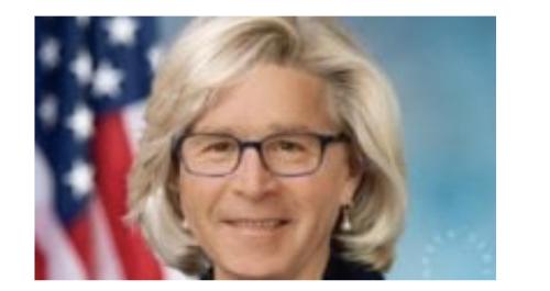 Liz Cheney with GW Bush face