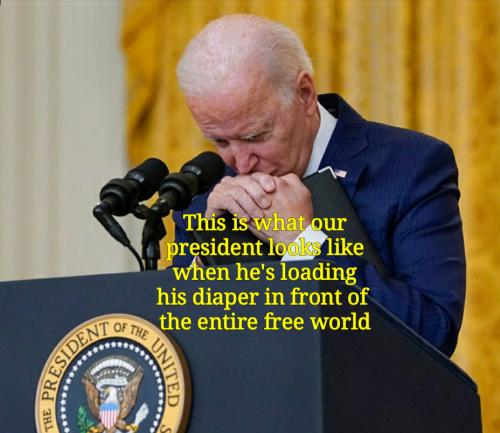 Biden Loading His Diaper