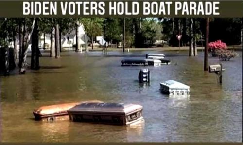 Biden Voter Boat Parade