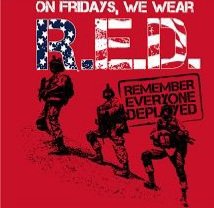 Friday wear red
