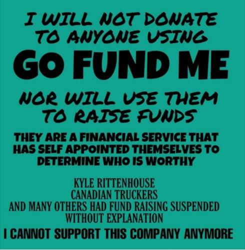 Go Fund Me Do Not Use