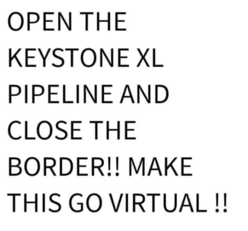 OPEN THE KEYSTONE PIPELINE